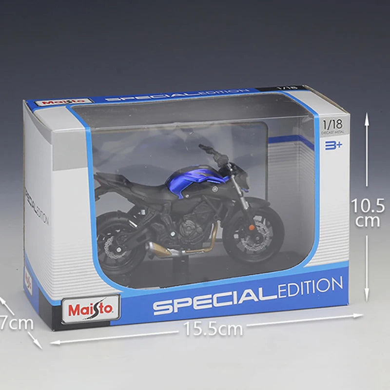 1 18 Scale Yamaha MT 07 2018 Diecast Motorcycle Model
