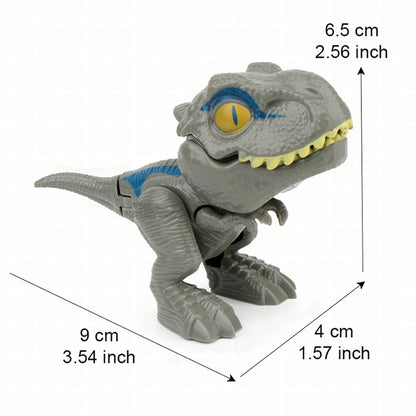 Finger Dinosaur Tricky Tyrannosaurus Model Biting Hand Fidget Mosasaurus Jurassic Dino Toy for Children Dino Movable Joints Gift