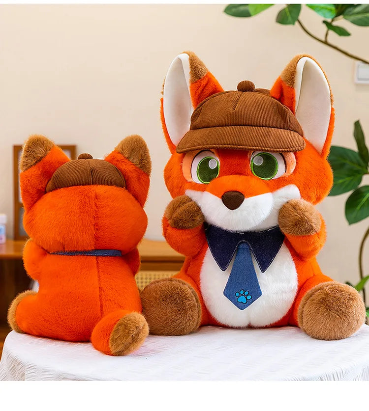 Cute Fox Character Plush Stuffed Doll Toy