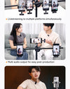 Dual Channel Wireless Mic Microphone for Android iPhone for Live-streaming Video Recording
