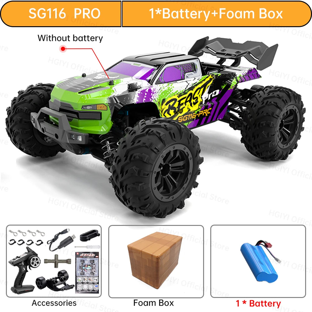 ZLL SG116 MAX/PRO 1:16 High Speed Drift Racing 80KM/H Or 40KM/H Brushless Motor 4WD RC Car Off Road Car Toys