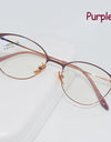 Retro Cat Eye Butterfly Eyewear Ultra Light Alloy Spectacle Optical Prescription Glasses Frames