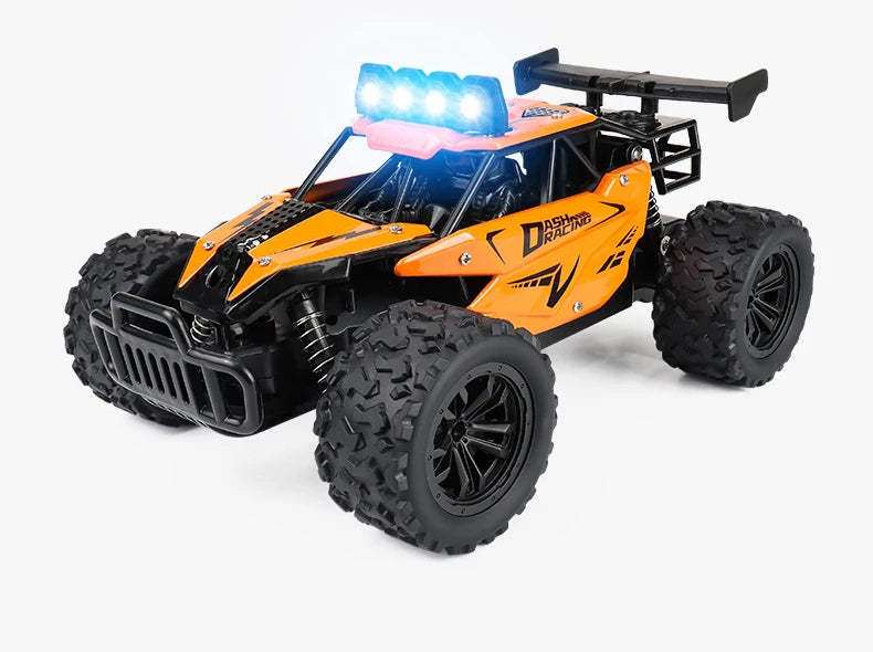 Remote Control Car RC Drift Racing 1:16 Vehicle Off Road Alloy 2.4G Radio High-Speed Trucks With LED Light Climbing Gift Toy