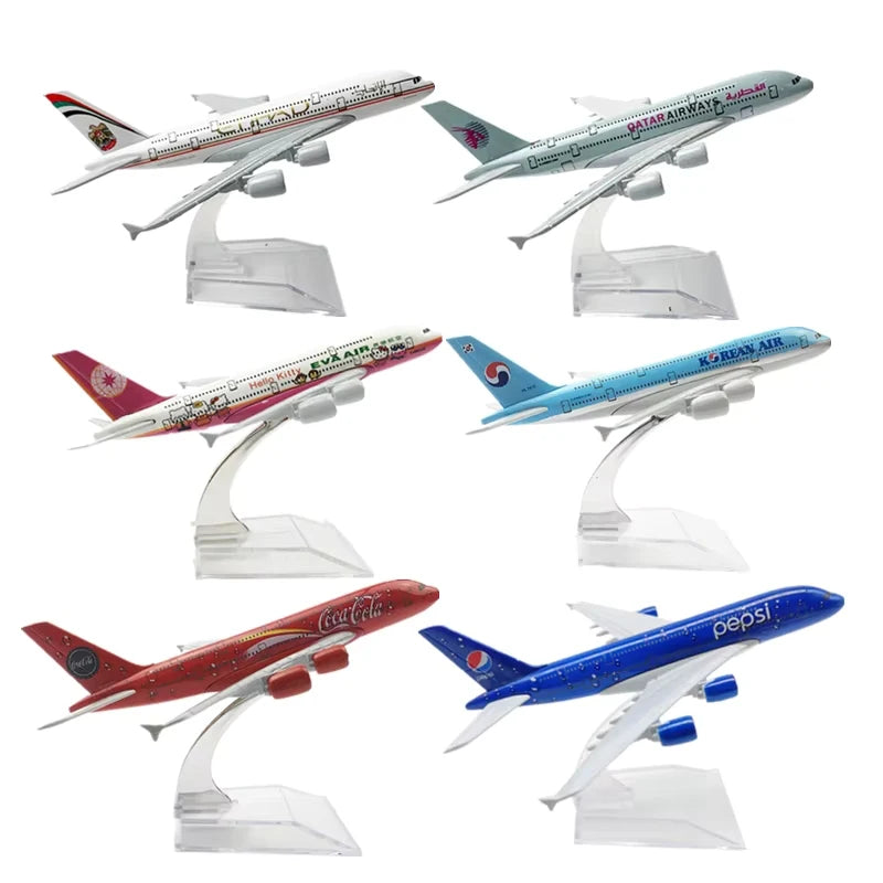 16CM Airbus A380 Aircraft Model