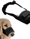 Pet Dog Adjustable Bark Bite Mesh Mouth Muzzle Grooming Anti Stop Chewing for Small Dogs Nylon Belt Dog Accessories Pet Products