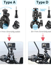 for GoPro 11 10 9 8 Motorcycle Accessories Holder Handlebar Mirror Mount Bike Bracket for DJI OSMO insta360 Action Camera