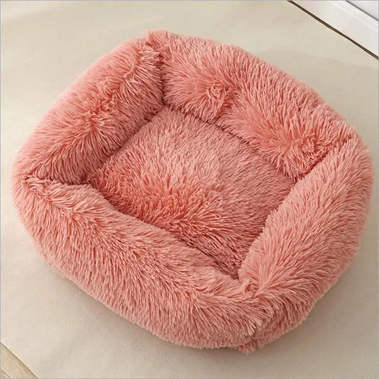 Plush Fluffy Pet Bed Sofa Cushion for Dogs and Cats