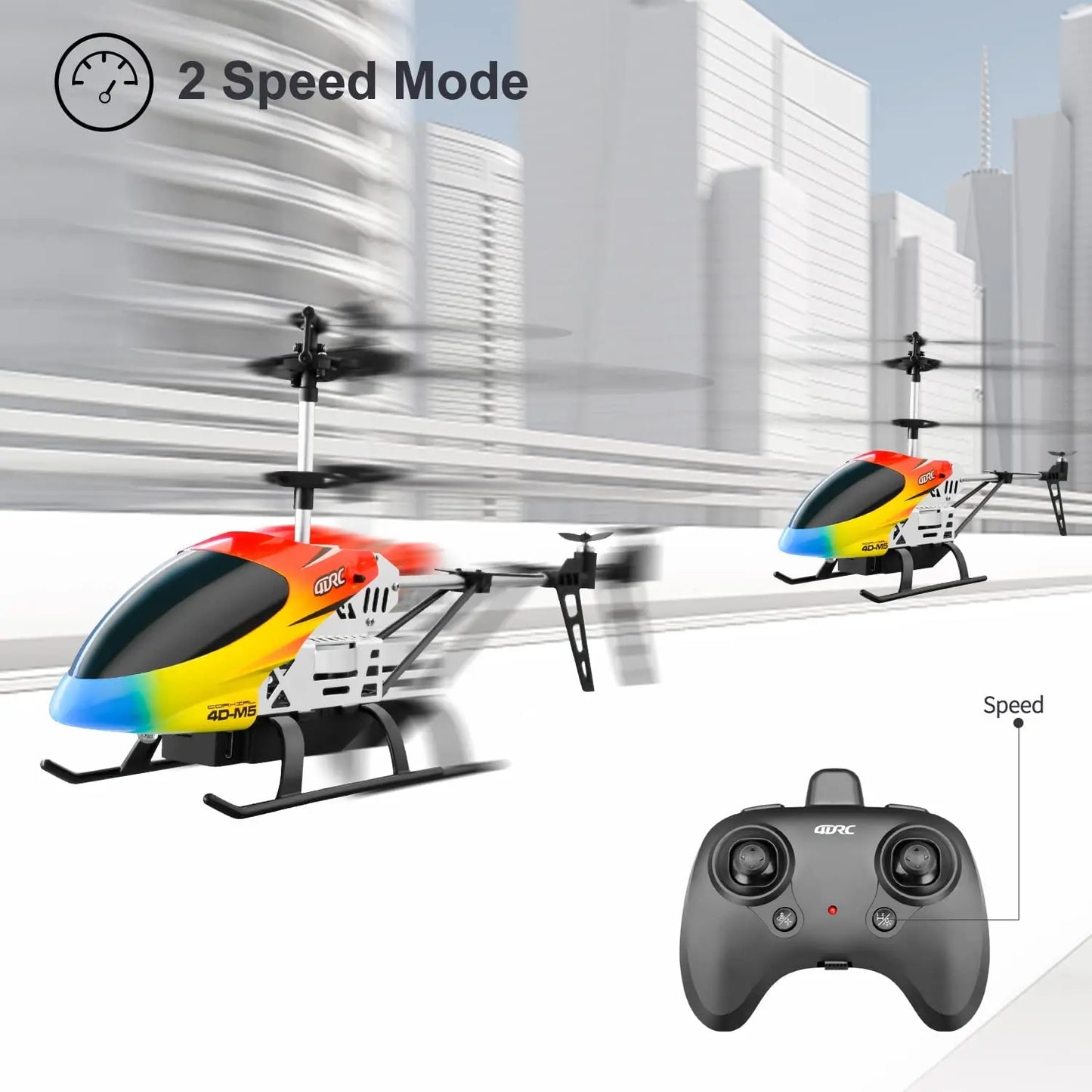 4DRC M5 Remote Control RC Helicopter with Gyro Altitude Hold Drone 3.5 Channel Aircraft Indoor Flying Toy Gift for Boys Girl
