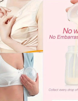 Wearable Integrated Invisible Portable Breast Collector Breast Milk Collector Milk God Device Milk Pad Two Pieces with Color Box