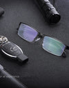 Light And Comfortable TR90 Alloy Eyewear Business Men's Full-frame Half-frame Optical Prescription Eyeglasses Frame