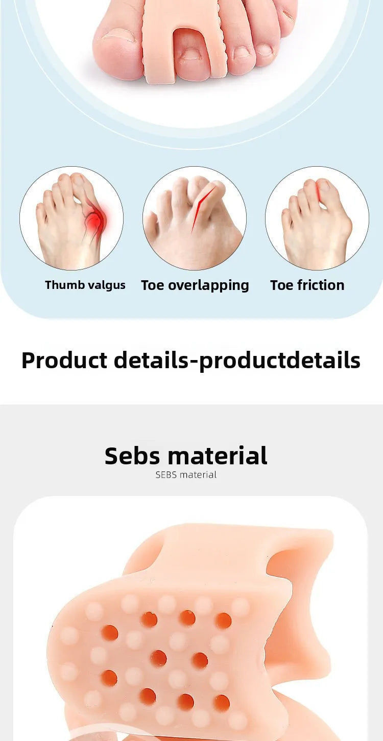 Bunion Protector Toe Straightener Thumb Eversion Correction Therapy Big Toe Valgus Toe Splint Separator Foot Valgus Corrector