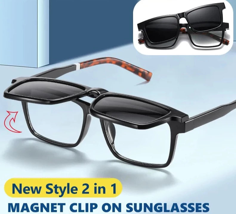 Vintage Punk Polarized Flip Up Sunglasses for Women Driving UV400 Eyeglasses