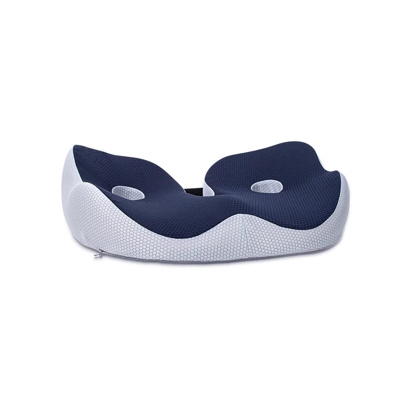 Portable Memory Foam Seat Cushion U-Shaped Office Car Airplane Pillow Back Support Pain Relief Pillow Ergonomic Body Support