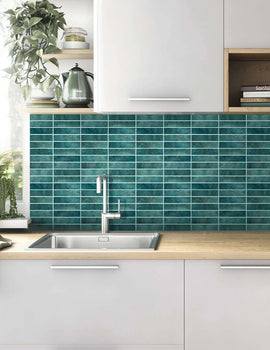 3D Mosaic Peel and Stick Wall Panel Matt Linear Self Adhesive Kitchen Tile Backsplash Bathroom Waterproof Wall Sticker