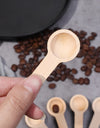 Mini Wooden Spoons Kitchen Spice Condiment Seasoning Salt Sugar Coffee Teaspoons Scoops Short Handle Wood Spoon Home Tableware