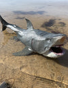 1pc Large Mosasaurus Megalodon Shark Dinosaur Figures Realistic Model Marine Animal Life Toy for Collection Party Favor Kid Gift