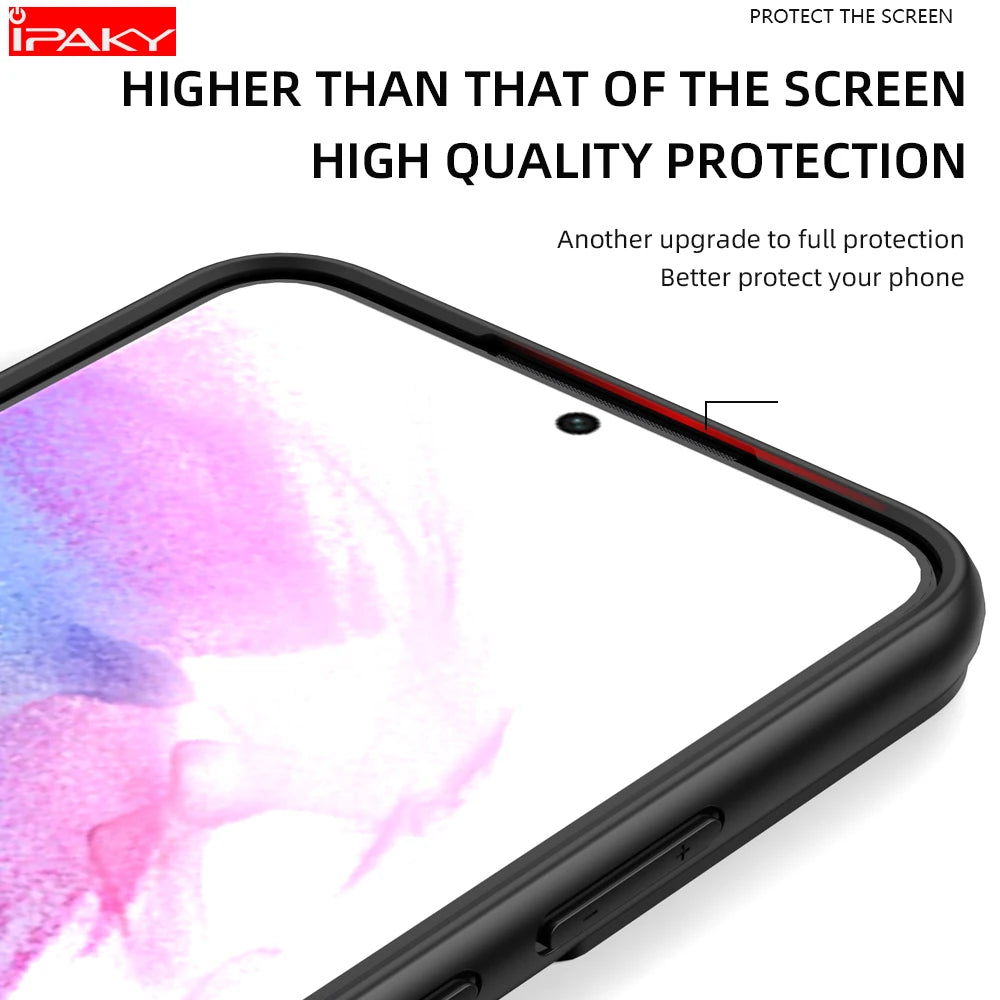 for Samsung S10 S20 S21 S22 Thin Armor Transparent TPU PC S10 S20 S21 S22 Plus Cover for Samsung S20 S21 S22 Ultra Case