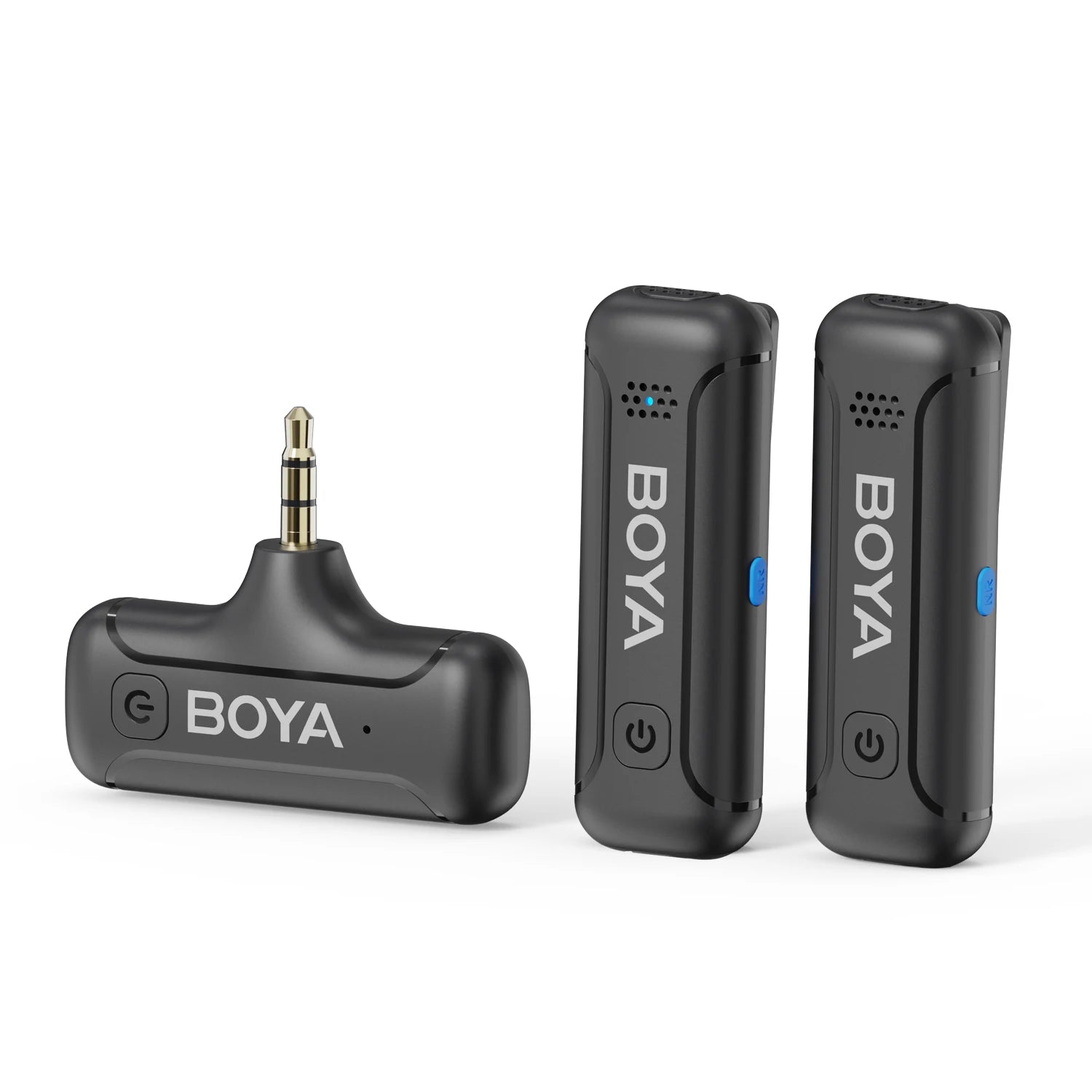 Wireless Lapel Microphone for iPhone Android Type-C Smartphone DSLR Camera PC Laptop Youtube Recording Streaming BY-WM3T2