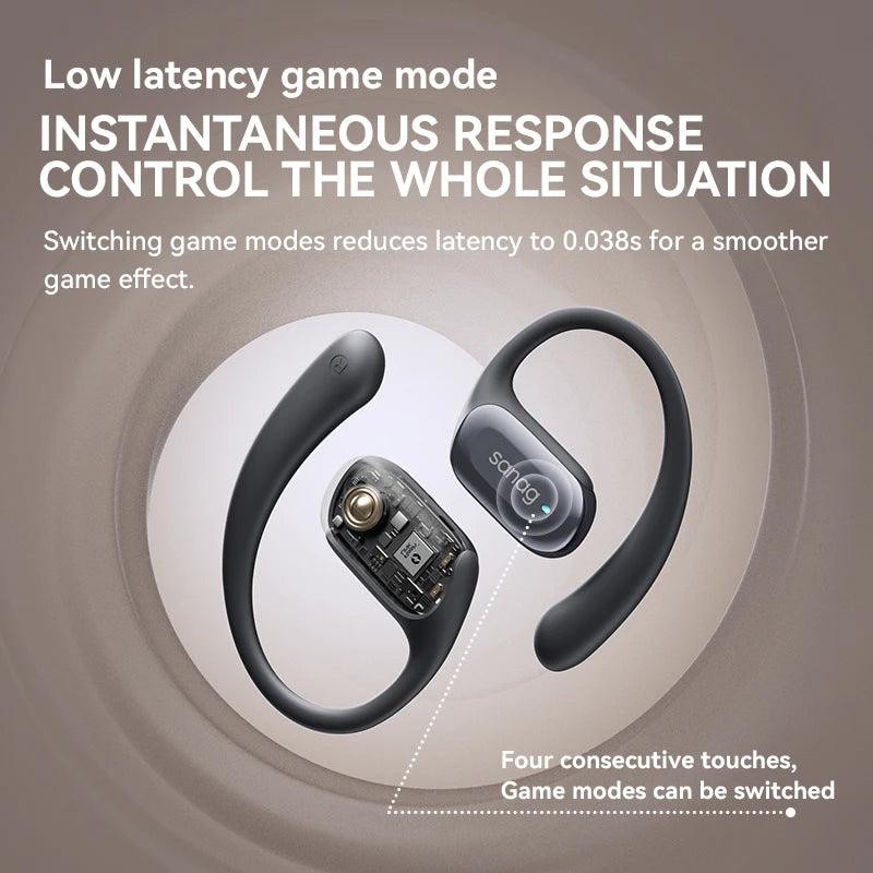 G30S Earphone Bluetooth 5.3 Wireless Bluetooth Headset IPX5 App Control Earbuds OWS Running Headphones Sports