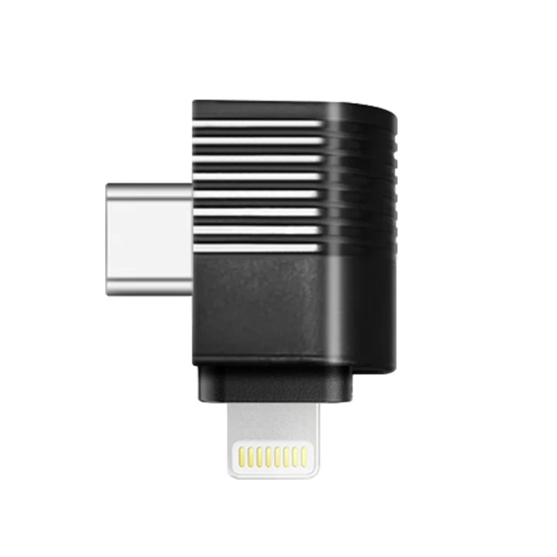 Type-C to Lightning Microphone Adapter for iPhone Android Audio Converter