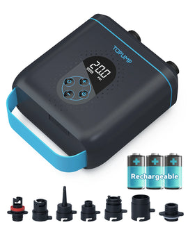 Electric Inflatable Kayak Boat Accessories 20PSI Cordless High Speed Dual Stage Air Inflator SUP Pump for Surfing Paddle Board