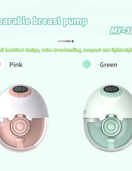 Wearable Electric Breast Pump Integrated Hands-free High Suction Invisible Milking Machine Milk Collector Touch Breast Pump
