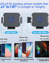 Dual Coil Fold Screen Car Wireless Charger For Samsung Galaxy Z 4 3 Fold Flip iPhone 15 14 Fast Phone Charging Vent Mount Holder