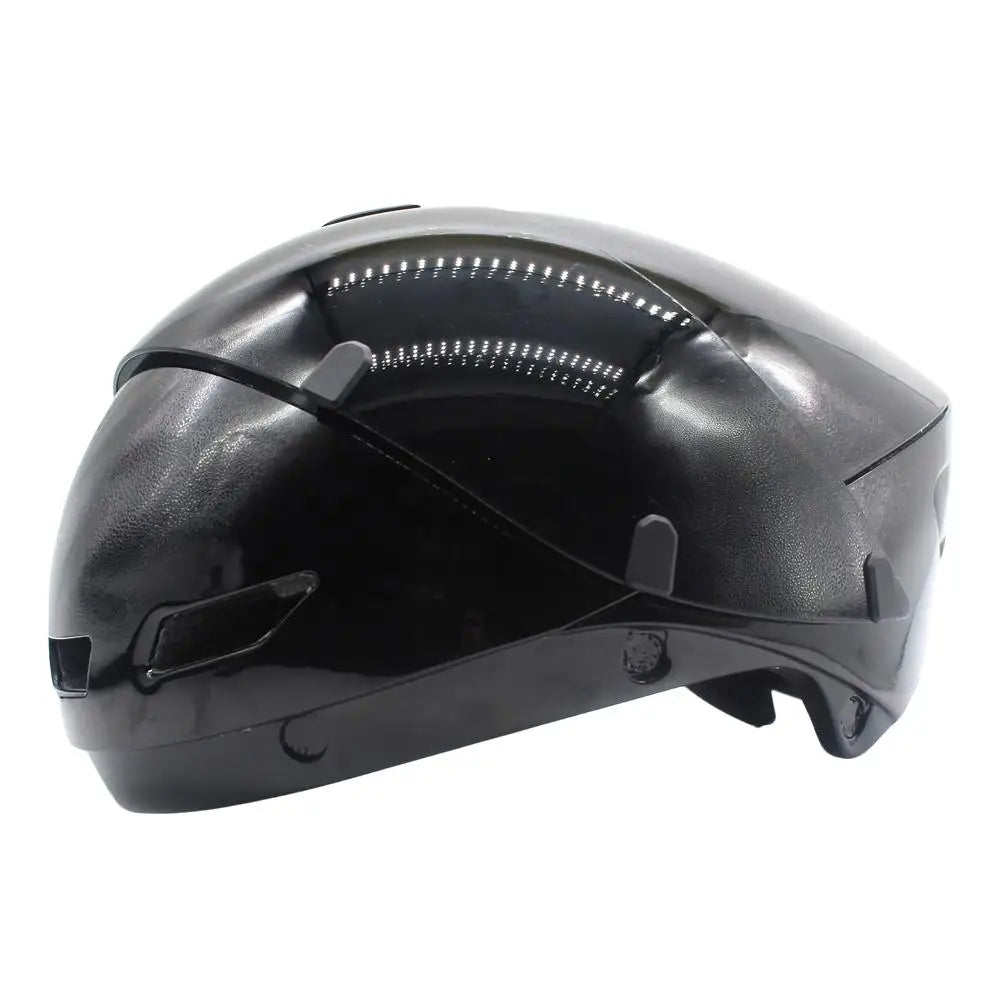 Aerodynamic Triathlon Cycling Helmet With Magnetic Goggles