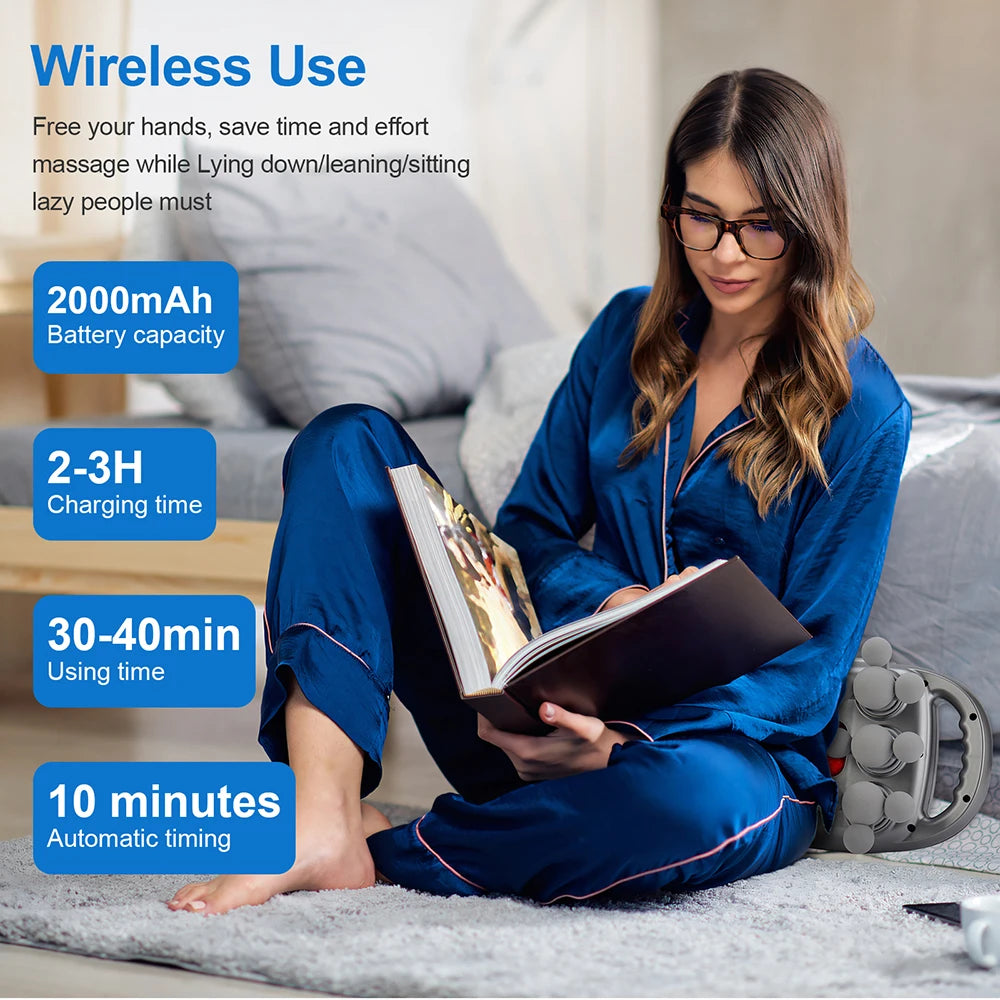 22-Head Fascia  High-Frequency Vibration Body Massage  Back and Waist Massager Neck Shoulder Massager Muscle masajeador