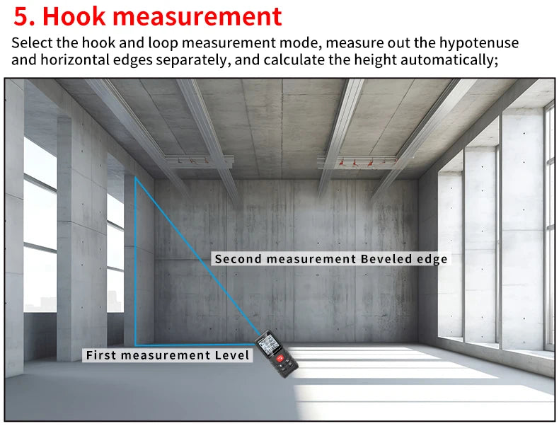 Laser Distance 50M/100M/120M Laser Rangefinder Profesional Distance Meter Laser Range Finder Building Ruler Test Tool