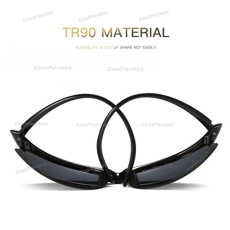 Ultra Light TR90 Polarized Military Style UV400 Driving Sunglasses for Men Women