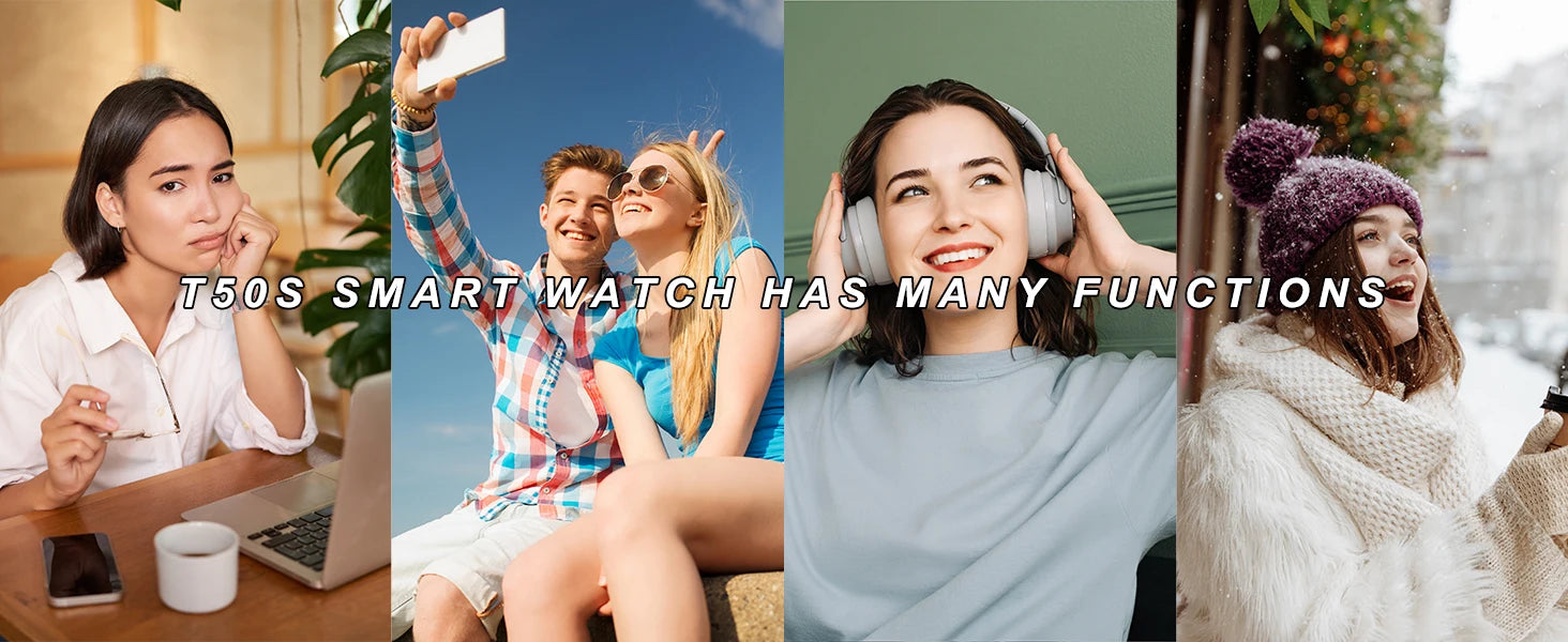 Smart Watch Sports Fitness Watch Smart Watch for Men Women  Watch Pedometer IP68 Waterproof 110+ Sports Modes