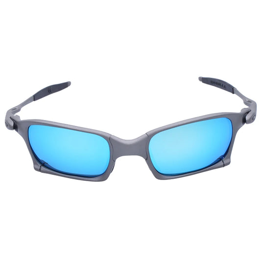 Polarized UV400 Cycling Sunglasses – Gray Metal Frame Fishing Riding Bicycle Eyewear