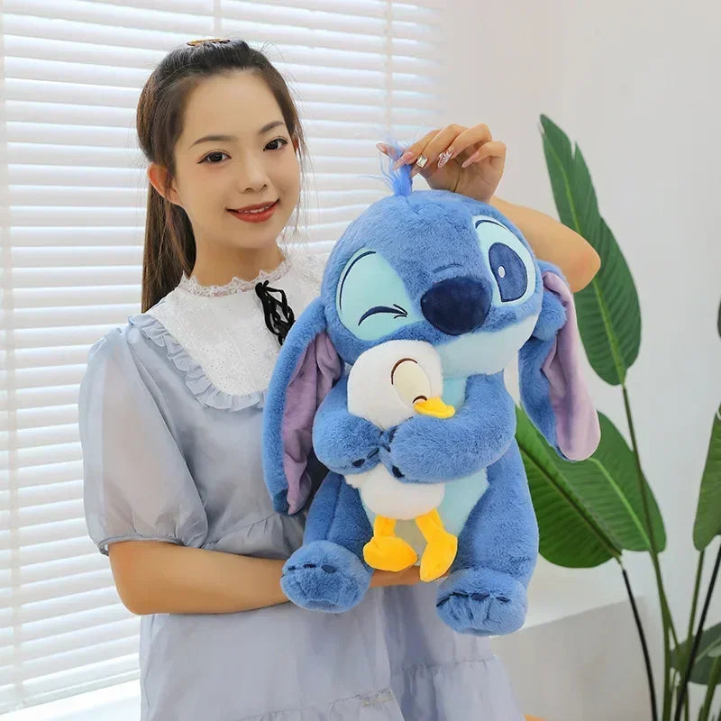 Disney Plush Doll Stitch Lilo Doll Cute Duck Stitch Plush Stuffed Toy Christmas 's Birthday Gift Kawaii Decoration Toys