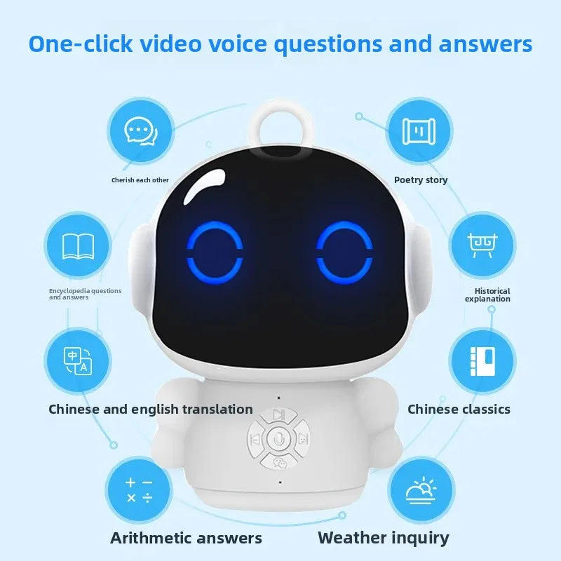 Smart Robot Early Education Toys for  WiFi Voice Dialogue AI Networked Educational Learning Machine Student Gifts