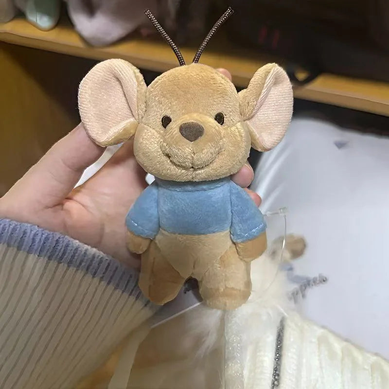 11cm Cute Kangaroo Plush Pendant Soft Stuffed Animal Keychain