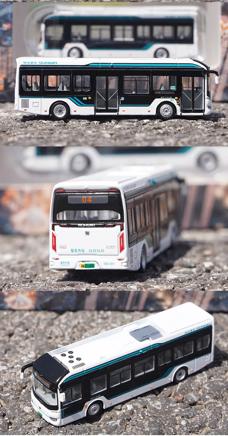 1 120 Scale Shanghai City Tour Bus Diecast Model Vehicle