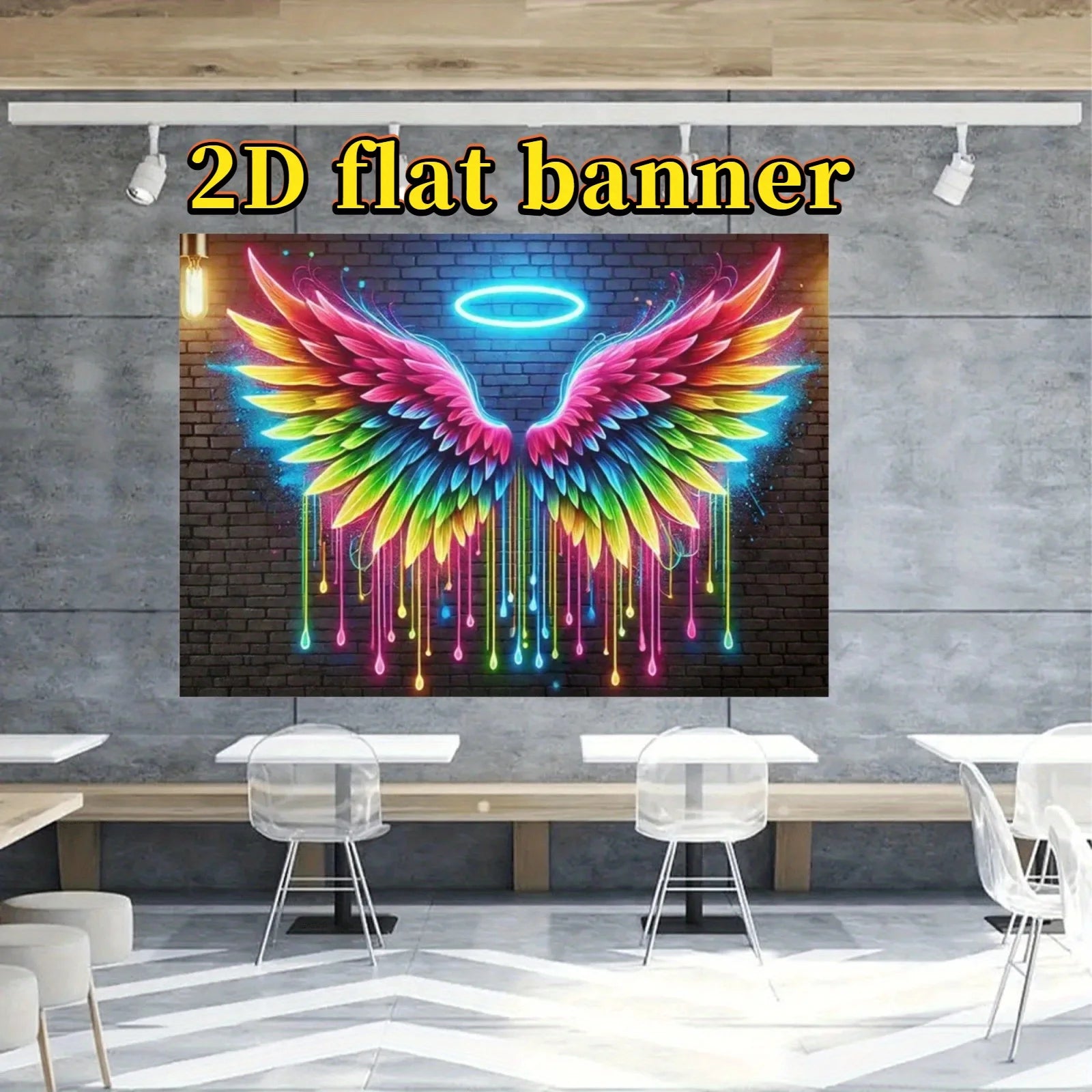 Cool Angel Wings Tapestry Wall Hanging for Living Rooms, Games Rooms, Festive Parties and Wall Decor