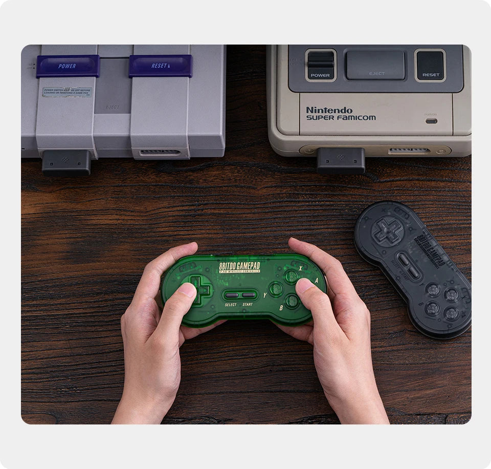 2.4G Wireless Retro Gamepad for SNES and Super Nintendo Classic Gaming