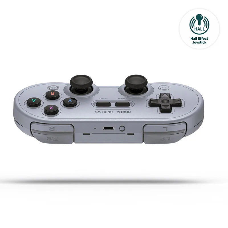 Wireless Bluetooth Gaming Controller with Hall Effect Joysticks for Nintendo Switch and PC