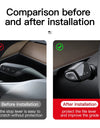 1 Pair Carbon Fiber Steering Wheel Whiff Protection Cover For Tesla Model 3 Y ABS Car Column Shift Knob Cover Decor For Tesla