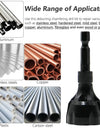 Deburring Tungsten Steel Chamfer Thread Trimmer Alloy Remove Burr Screw Rod Bolt Deburring Tool