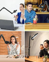 Desktop Microphone Boom Arm Stand Extend 1/4'' 3/8'' 5/8'' Screw 90° Hover Bracket for DSLR GoPro Smartphone