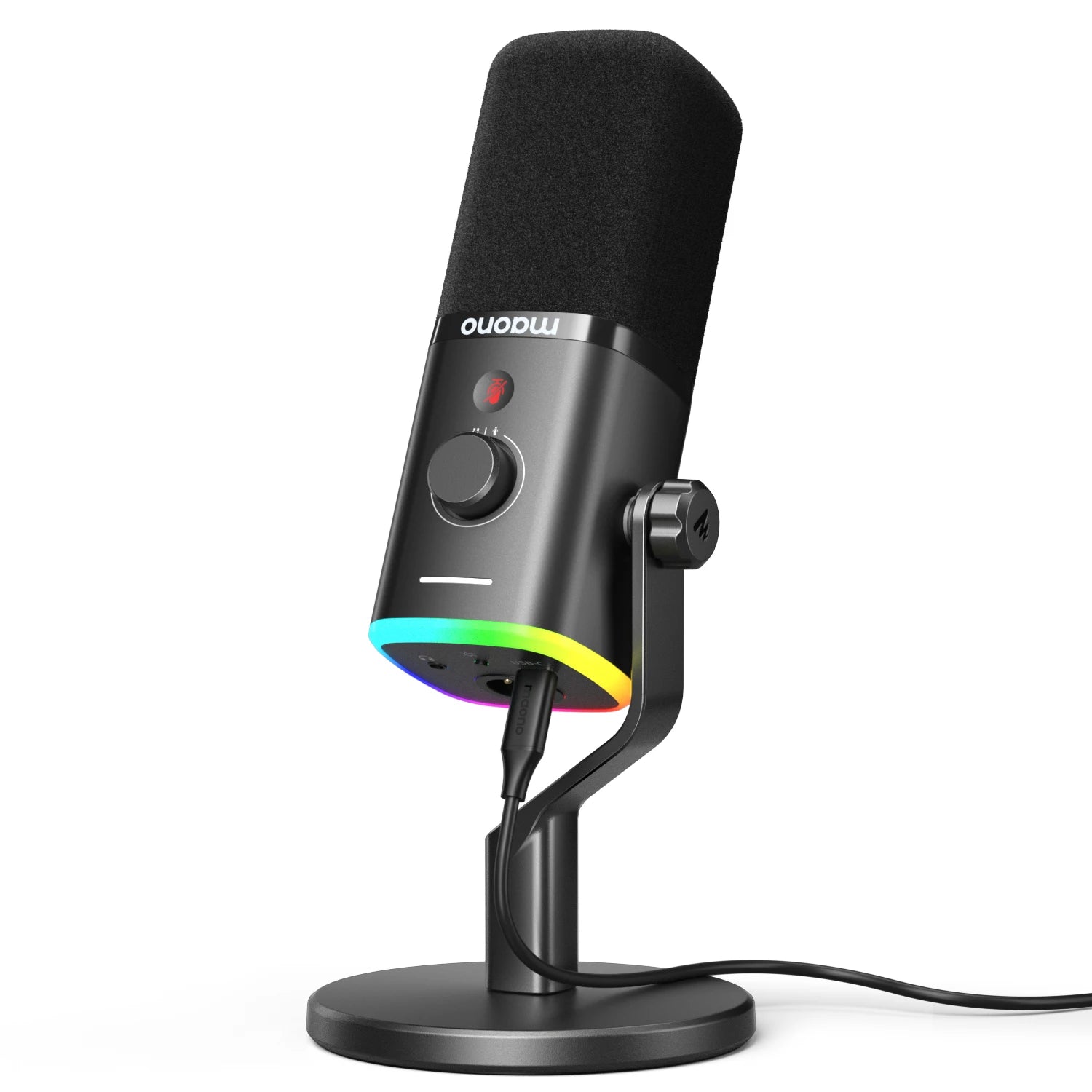 PD100X Dynamic Microphone Software Noise Reduction Included RGB gaming mic Enhances gaming experience Ideal for recording