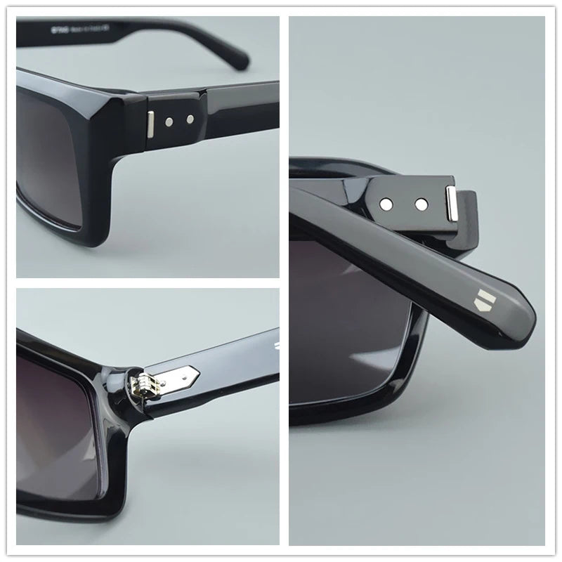 vintage Polarized Sunglasses Driving UV400 Luxury Fashion Male Acetate Designer Sun glasses