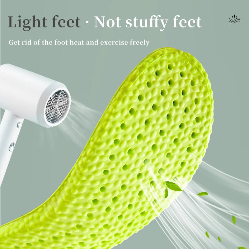 1Pair Sports Shoes Insole Comfortable Plantar Fasciitis Insoles for Feet Men Orthopedic Shoe Sole Running Accessories