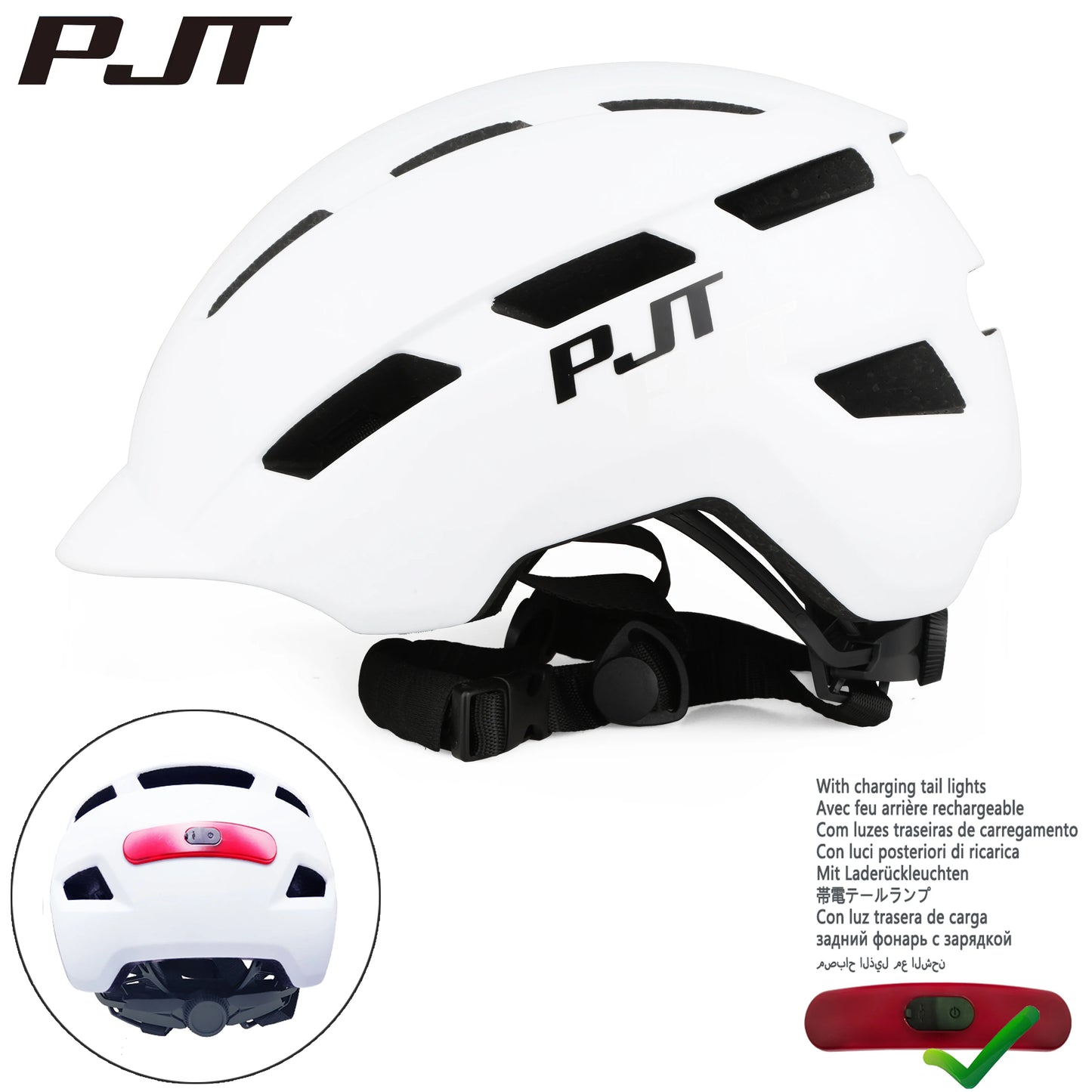 USB Rechargeable LED Cycling Helmet For Road Mountain Bike