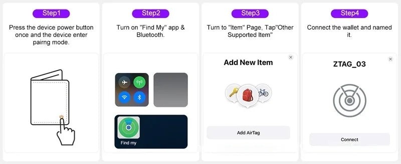 Mini Global Position Systm Tracker Work With Apple Find My APP Long Lasting Battery Global Positioning Portable Anti-Lost Tag For Pets Items New