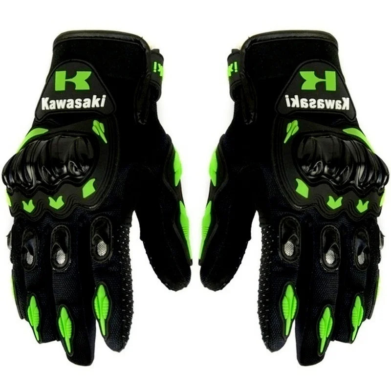 3-color Gloves KAWASAKI NINJA Motorcycle Glove Cycling Racing Gloves