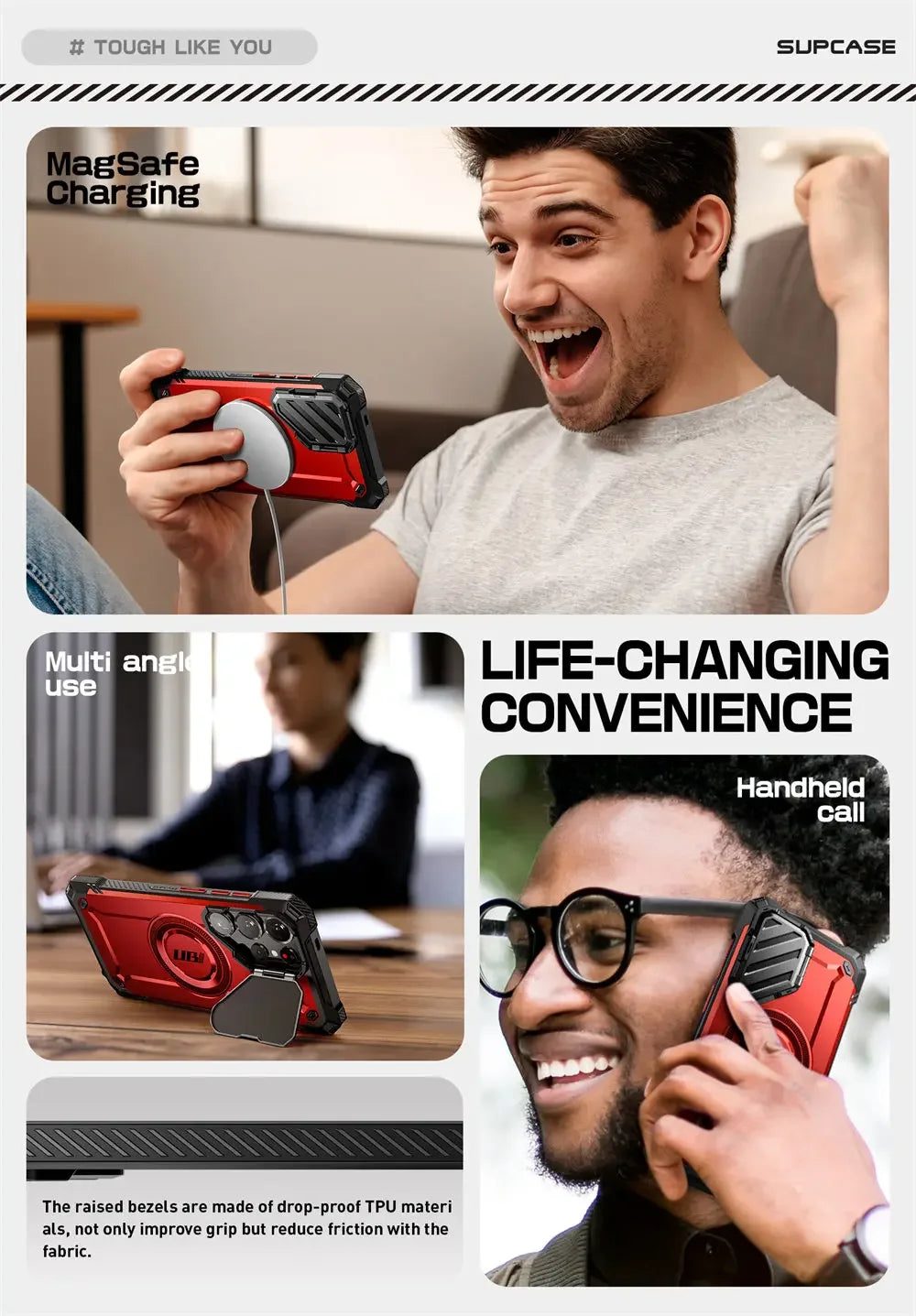 For Samsung Galaxy S25 Ultra Case UB Mag XT Heavy Duty Rugged Strong  Phone Case with Camera Cover Kickstand